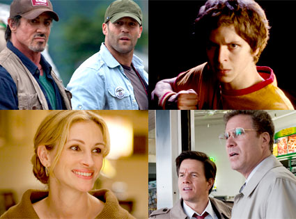 The Expendables, Scott Pilgrim vs. The World, Eat, Pray, Love, The Other Guys The Expendables, Scott Pilgrim vs. The World, Eat, Pray, Love, The Other Guys